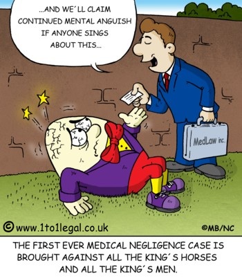 Trying to see the funny side